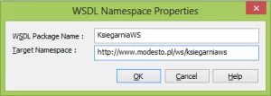 Enterprise Architect WSDL Namespace