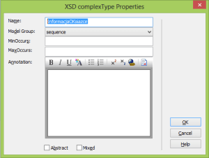 Enterprise Architect XSD Complex Type