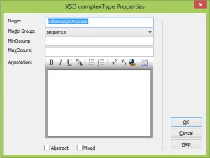 Enterprise Architect XSD Complex Type